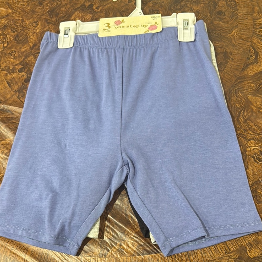 One Step Ahead Blue Athletic Shorts